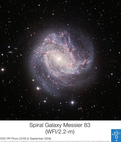 Messier 83, The Thousand Ruby Galaxy